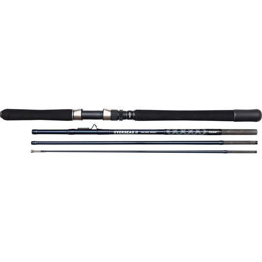 PENN OVERSEAS II Inline Boat Sea Fishing Rod 2.1m 4pc 20–30lb