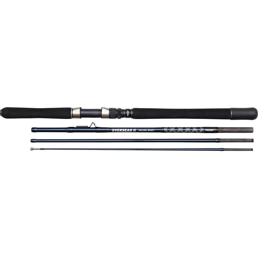 PENN OVERSEAS II Inline Boat Sea Fishing Rod 2.1m 4pc 20–30lb