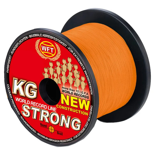 WFT KG STRONG Braided Lines 0.32mm 51kg 600m Orange