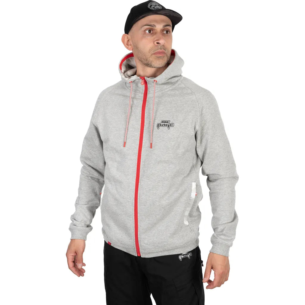 Fox Rage Voyager Zip Hoody XL Light Grey