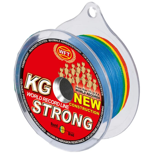 WFT KG STRONG Braided Line 0.25mm 39kg Multicolor