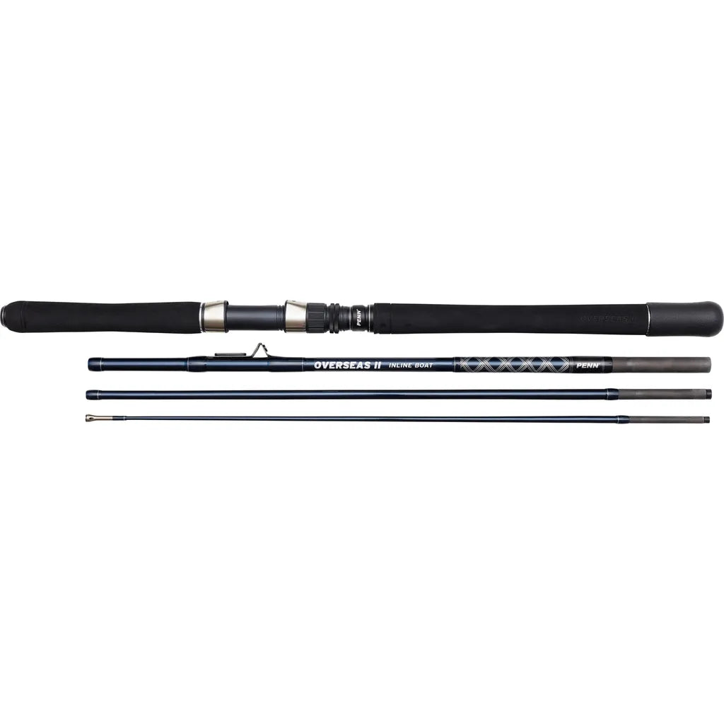 PENN OVERSEAS II Inline Boat Sea Fishing Rod 2.1m 4pc 12–20lb
