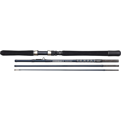 PENN OVERSEAS II Inline Boat Sea Fishing Rod 2.1m 4pc 30–50lb