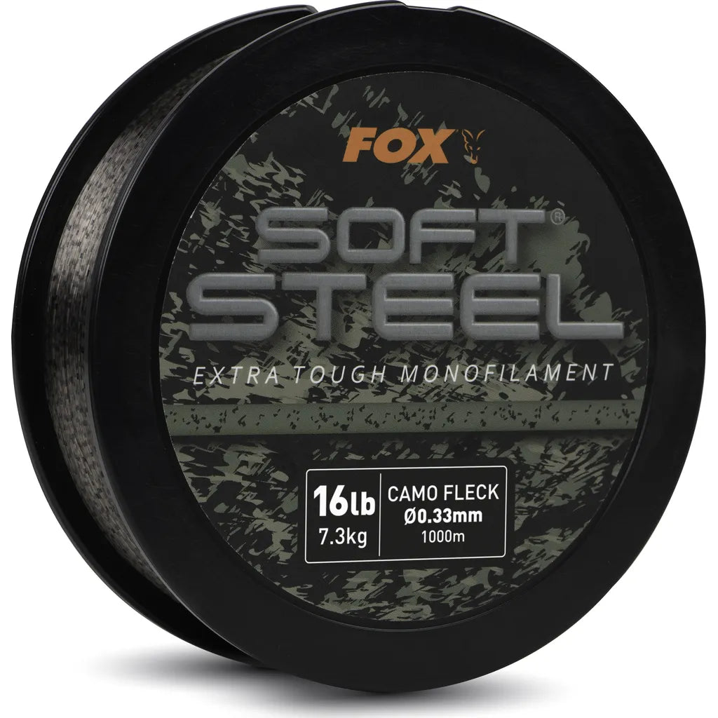 Fox Soft Steel Fleck Camo Mono 0.33mm 7.3kg 1000m
