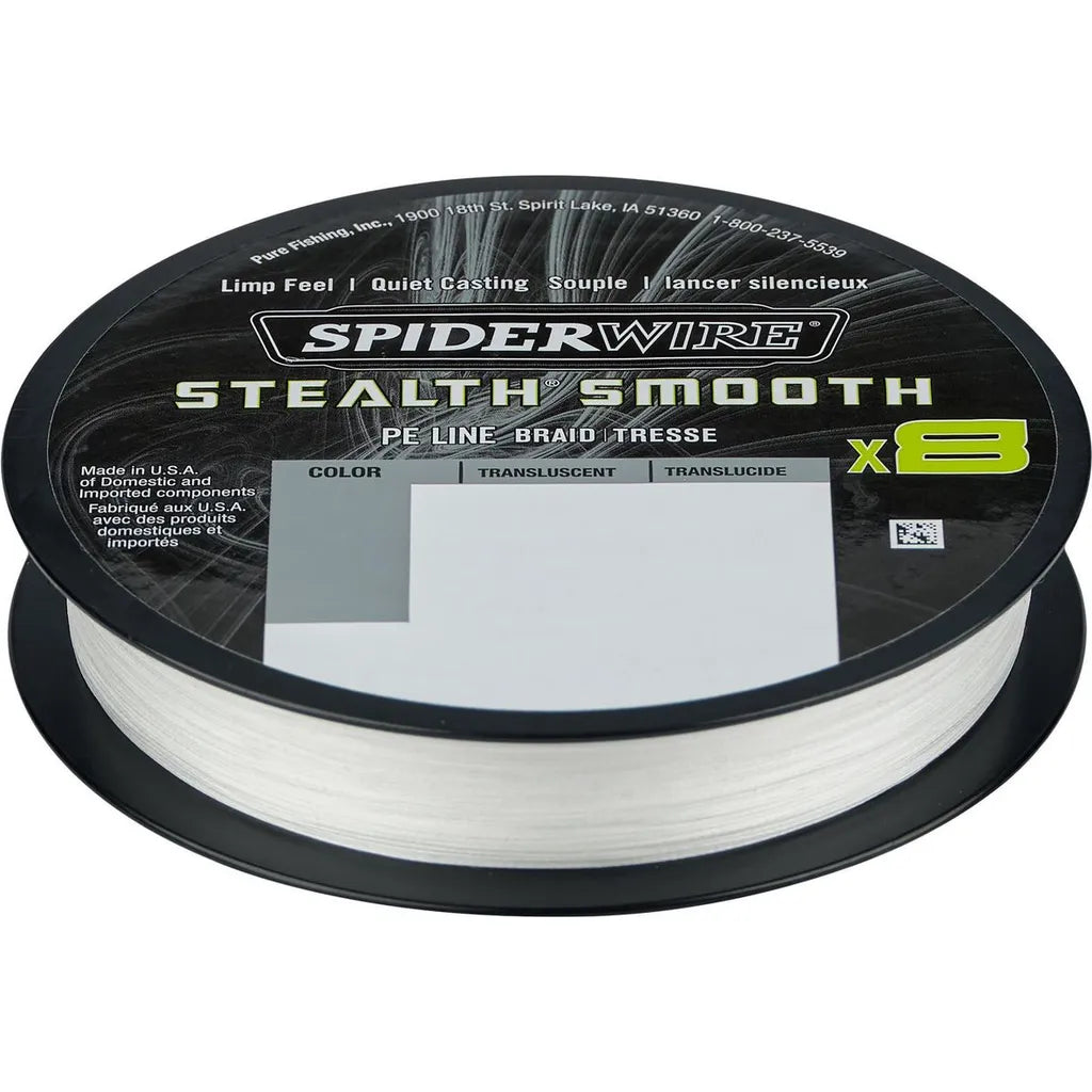 Spiderwire Stealth Smooth8 X8 PE Braid 0.23mm 23.6kg Translucent