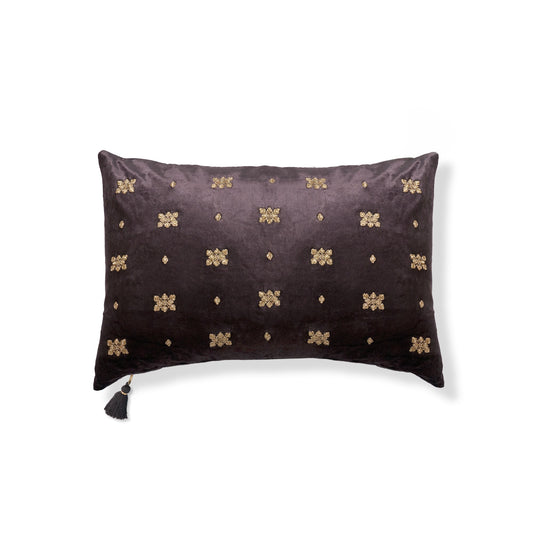 Shine Pillow - 16" x 24" / Black & Gold