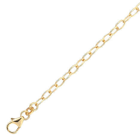 Verlängerungskette 333 Gold Gelbgold 7 cm Karabiner Kettenverlängerung