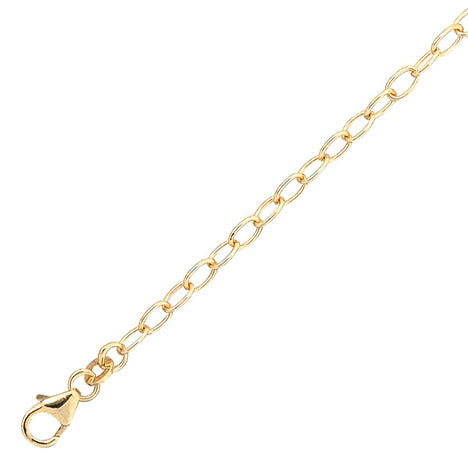 Verlängerungskette 333 Gold Gelbgold 7 cm Karabiner Kettenverlängerung