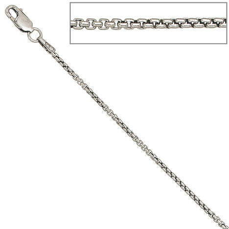 Venezianerkette 925 Sterling Silber 1 6 mm 42 cm Halskette Kette Karabiner