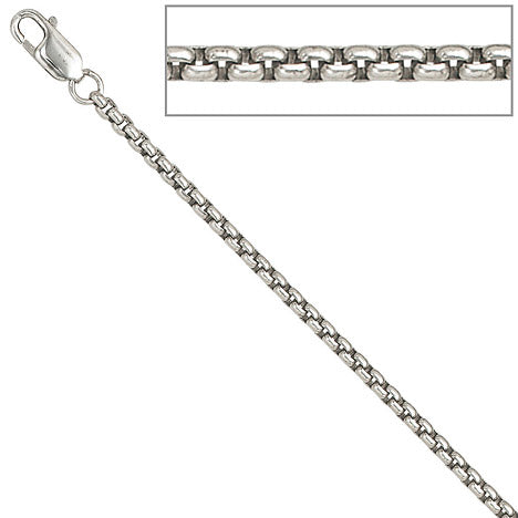Venezianerkette 925 Sterling Silber 2 5 mm 45 cm Halskette Kette Karabiner