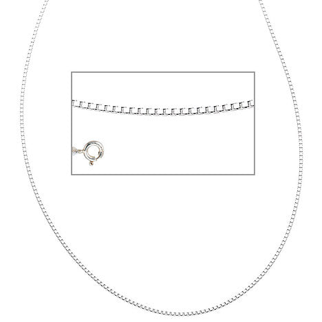 Venezianerkette 925 Sterling Silber 1 2 mm 38 cm Halskette Kette Silberkette