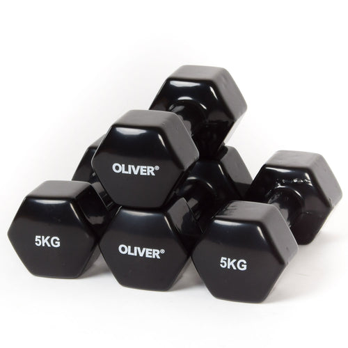 4x Oliver Vinyl Hantel zu je 5.0 kg