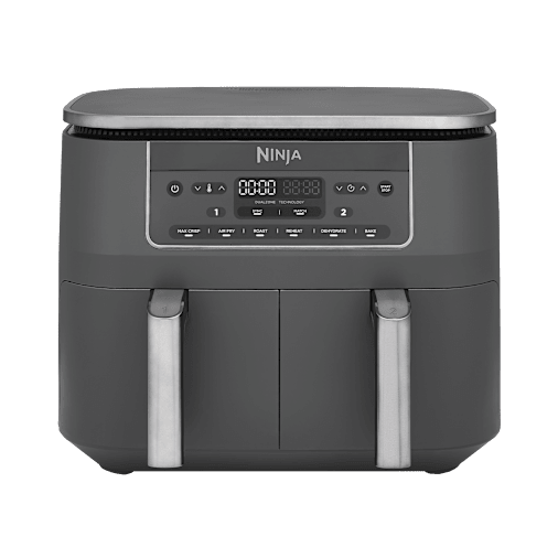 Ninja 6-in-1 Dual Zone Air Fryer 7.6L in Gun Metal Grey | DZ300UK | by SharkNinja