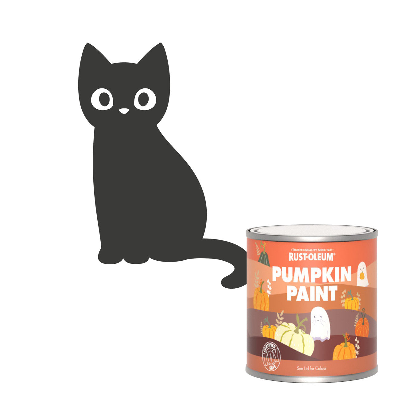 Rust-Oleum Black Pumpkin Paint - Dark Magic 250ml
