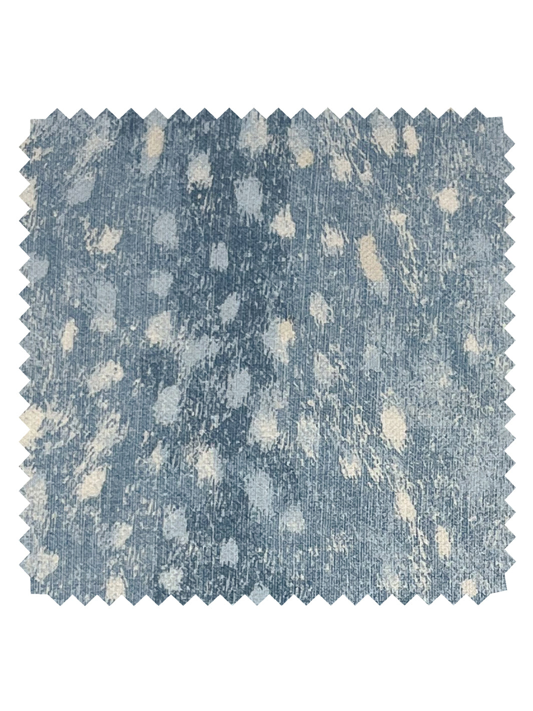 Deer' Linen Fabric by Nathan Turner - Blue - LINEN / YARD