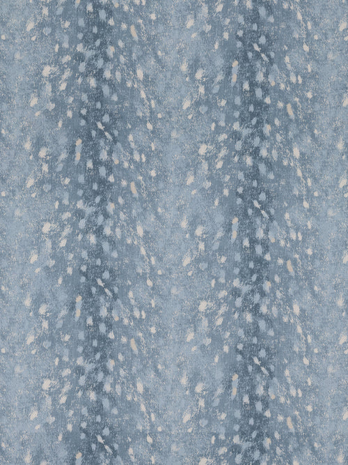'Deer' Wallpaper by Nathan Turner - Blue - Removable / 26 in. x 4.5 ft.