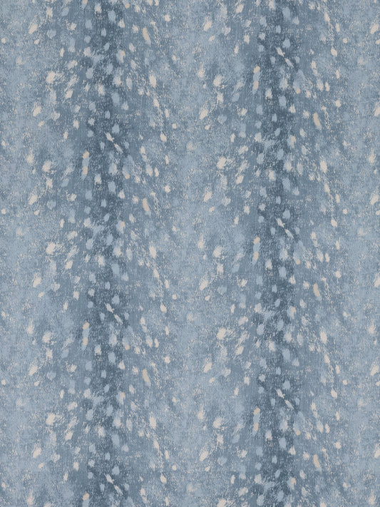 'Deer' Wallpaper by Nathan Turner - Blue - Removable / 26 in. x 4.5 ft.