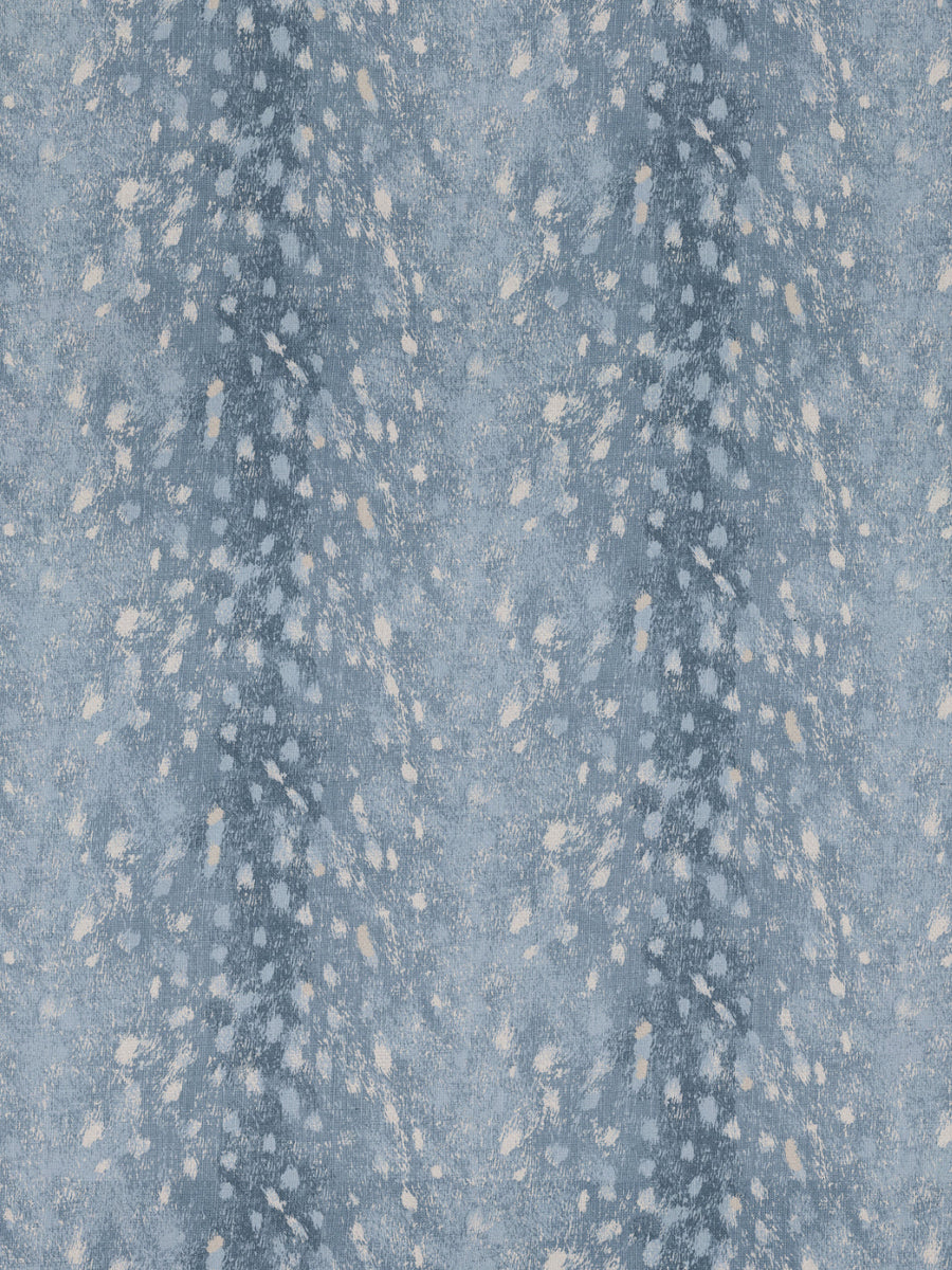 'Deer' Wallpaper by Nathan Turner - Blue - Removable / 26 in. x 4.5 ft.
