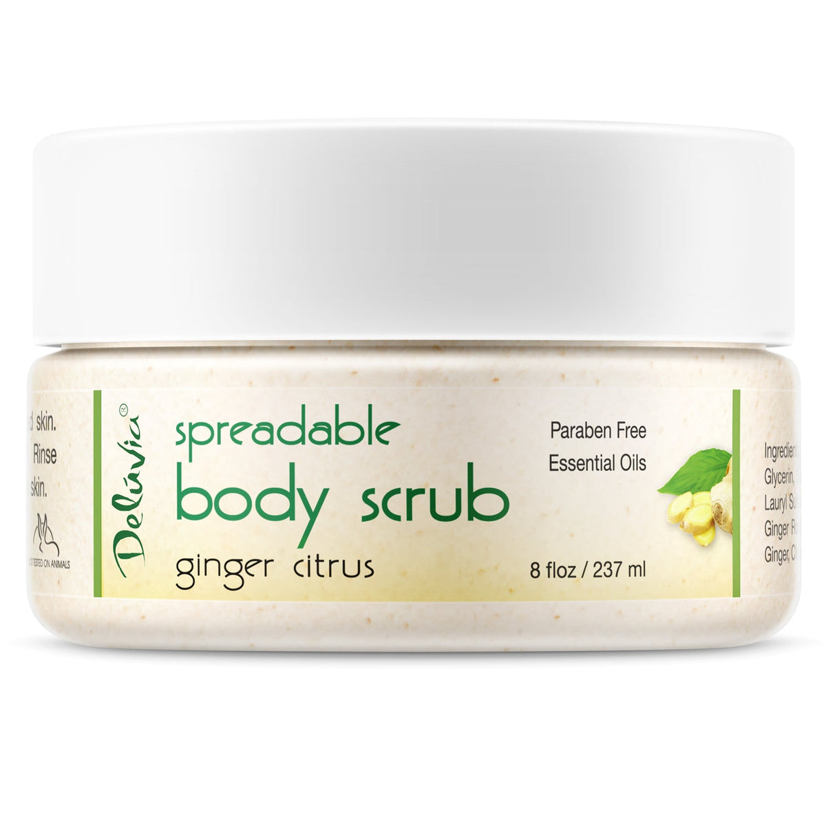 Ginger Citrus Spreadable Body Scrub