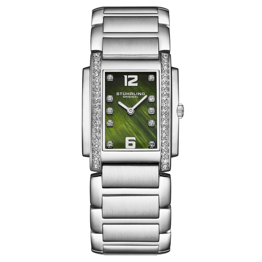 Stührling Serafine 4089 Women's Quartz 36mm - Light Green Mother-of-pearl Dial