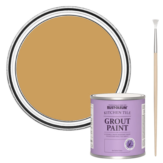 Rust-Oleum Yellow Kitchen Grout Paint - Dijon 250ml