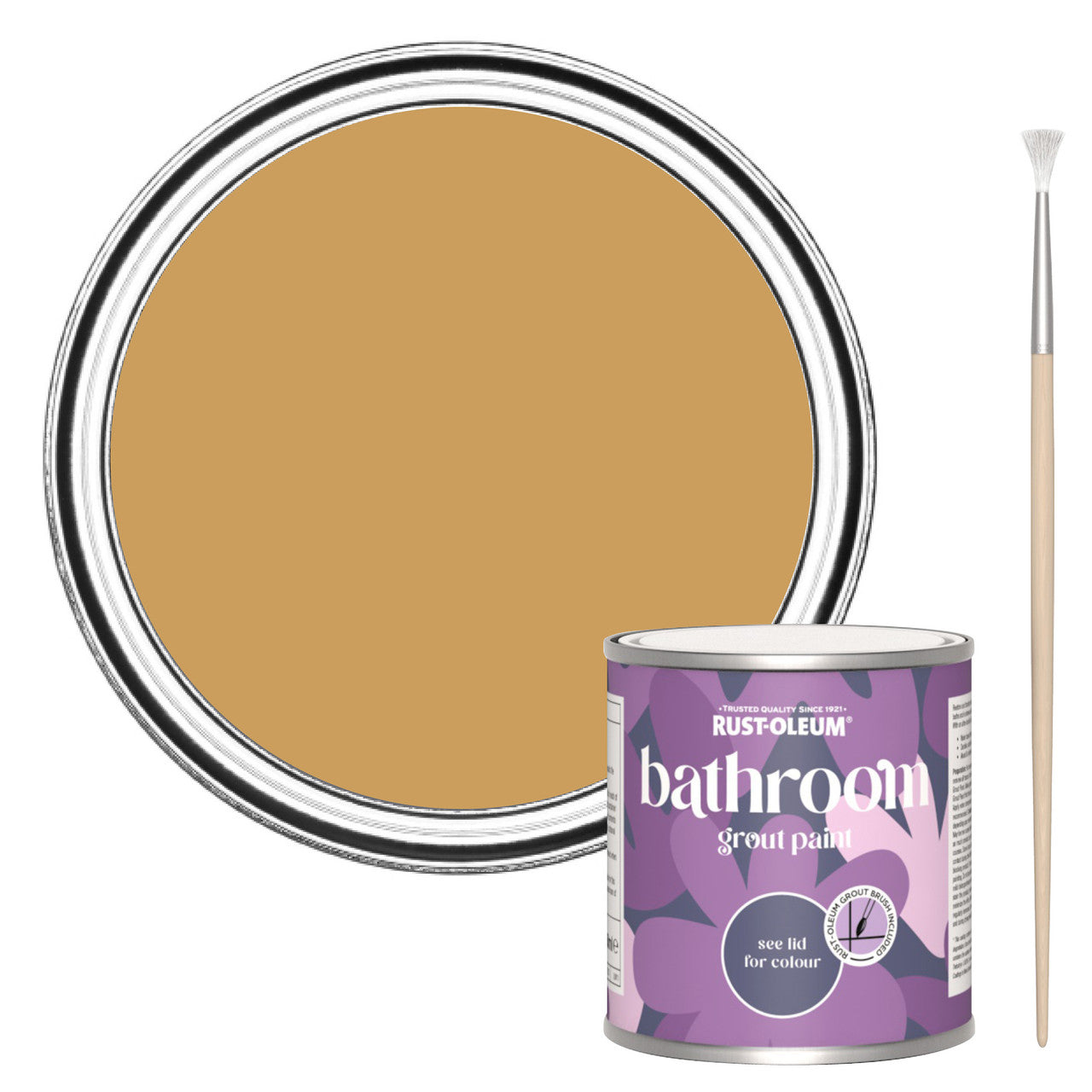 Rust-Oleum Yellow Bathroom Grout Paint - Dijon 250ml