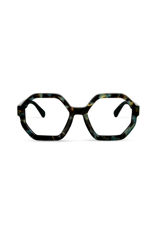 Aria Green Tortoise Frame Glasses