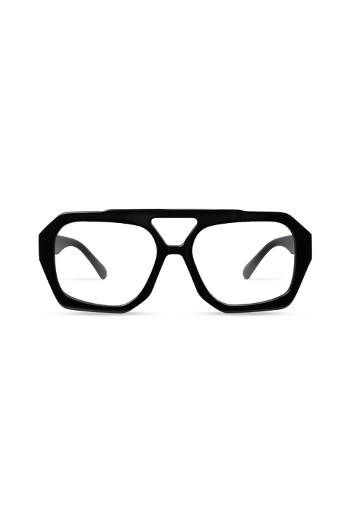 Beth Black Frame Glasses
