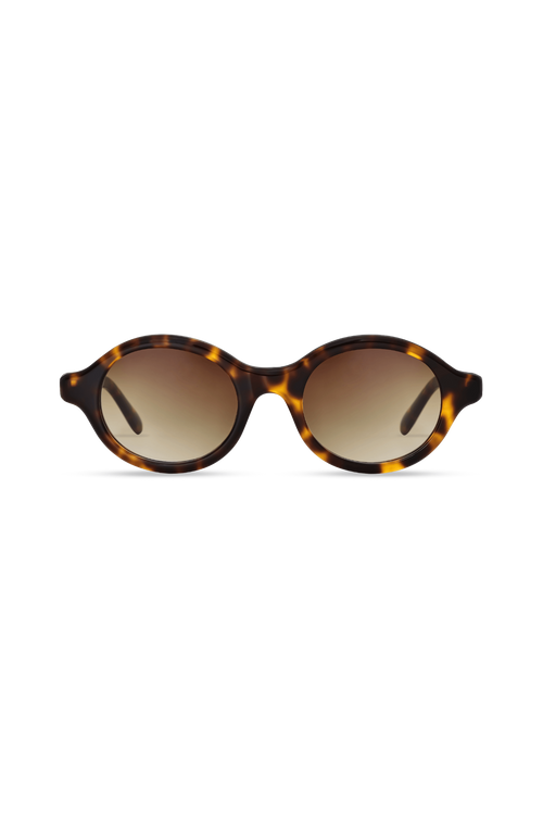 Aila - Amber Tortoise + Brown Gradient Lens