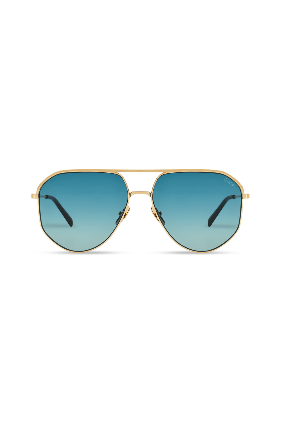 Nova - Gold/Dark Aqua + Aqua Gradient Lens