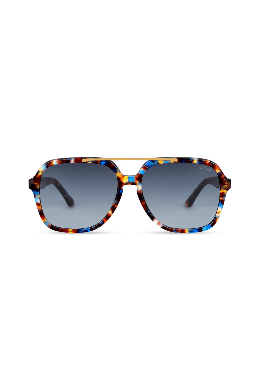 Vista - Blue Tortoise + Dark Blue Gradient Lens