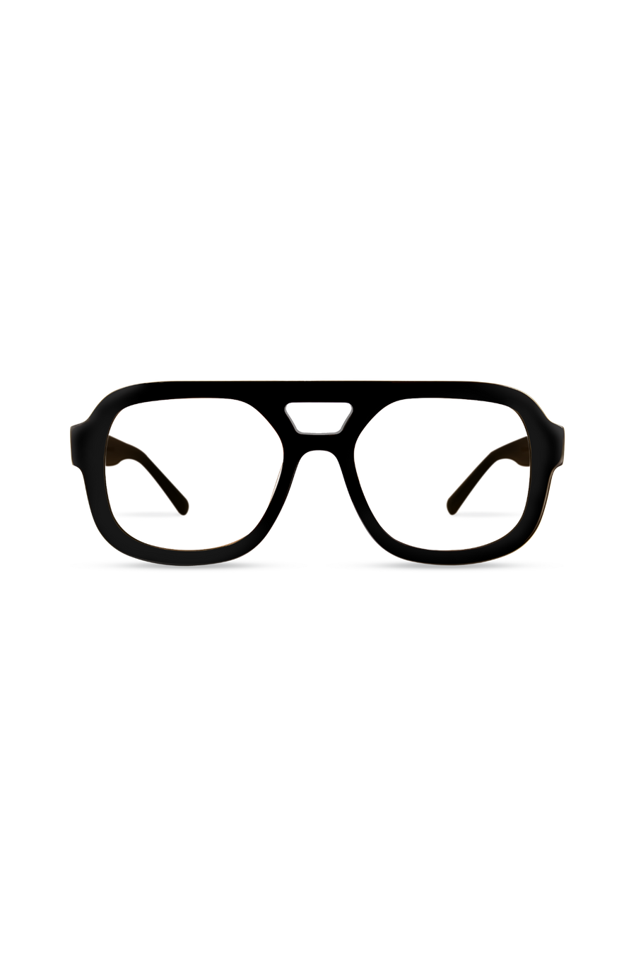 Flare Black Frame Glasses