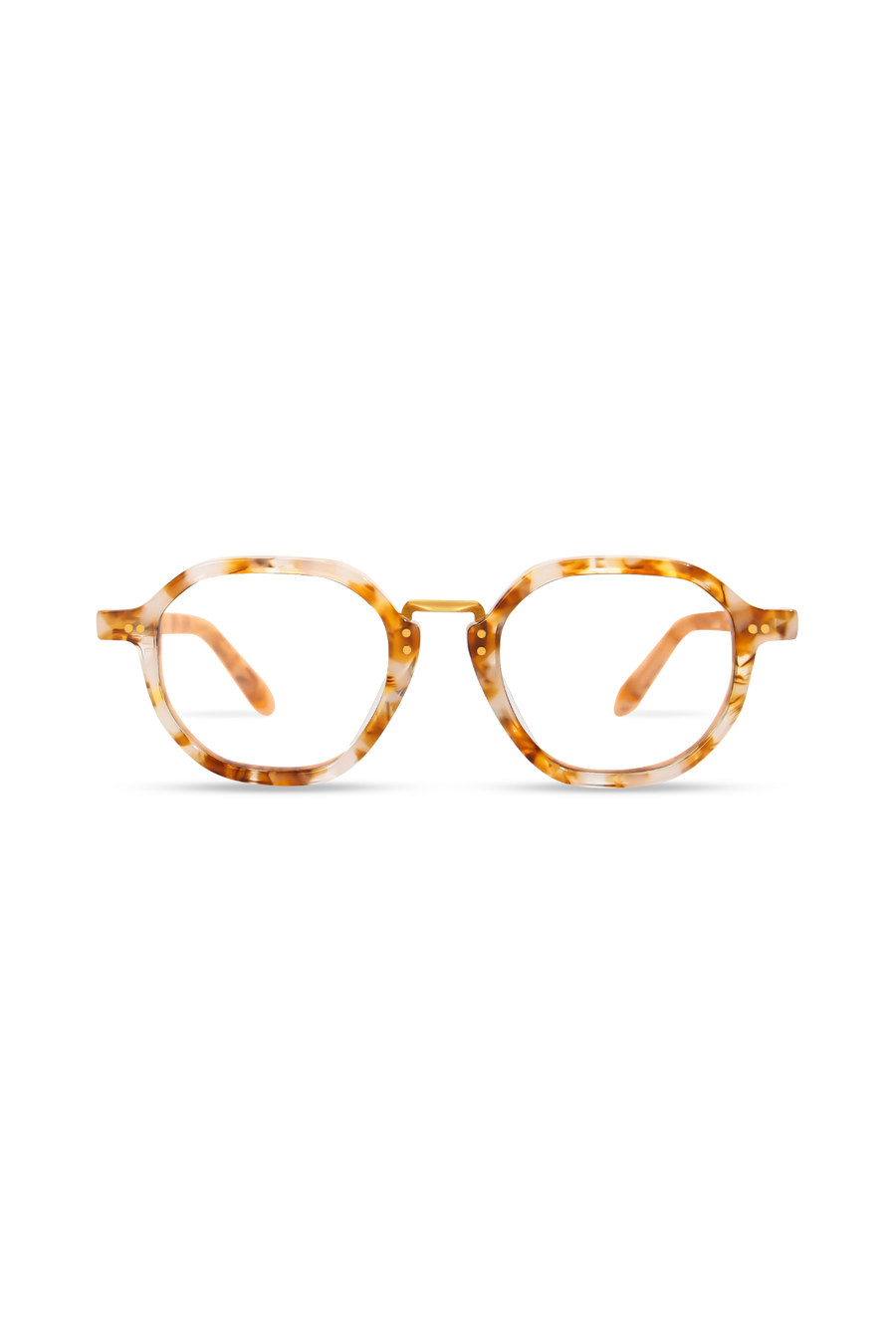 Luxis Brown Pearl Frame Glasses