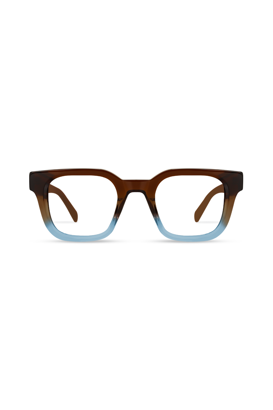 Marlo Brown Grey Gradient Frame Glasses
