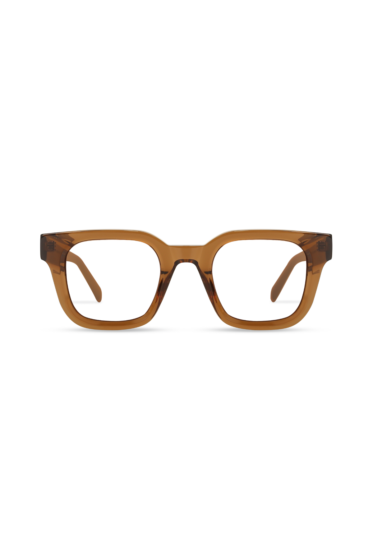 Marlo Crystal Brown Frame Glasses