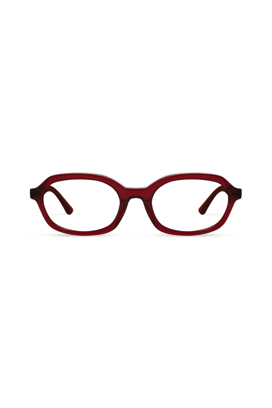 Rayna Crystal Red Frame Glasses