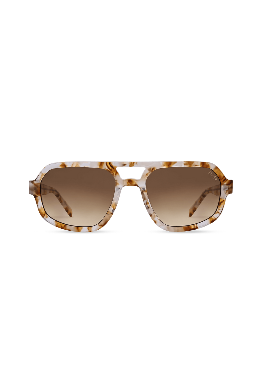 Naomi - Brown Pearl + Brown Gradient Lens