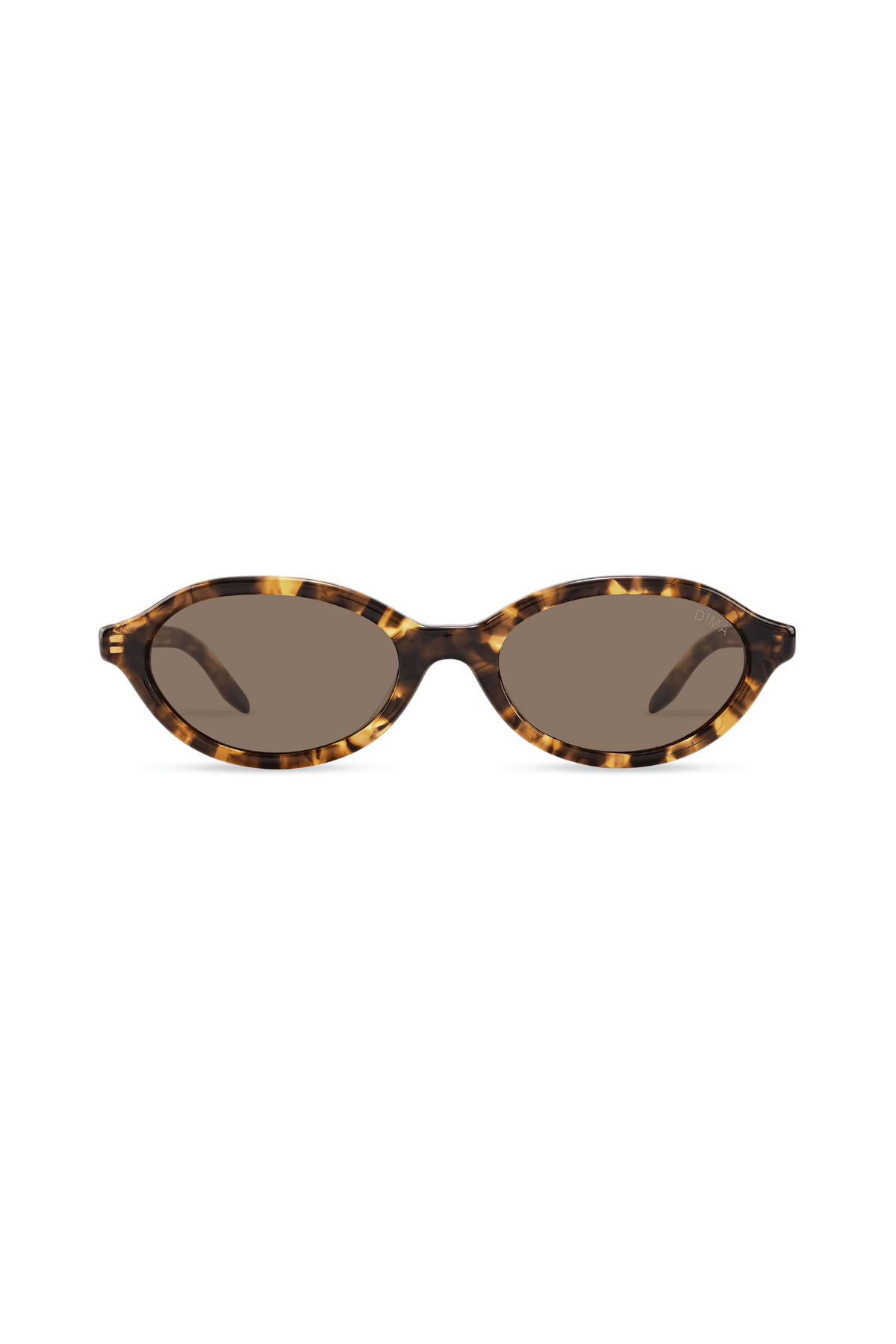 Tess - Dark Amber Tortoise + Brown Lens / Standard Lens