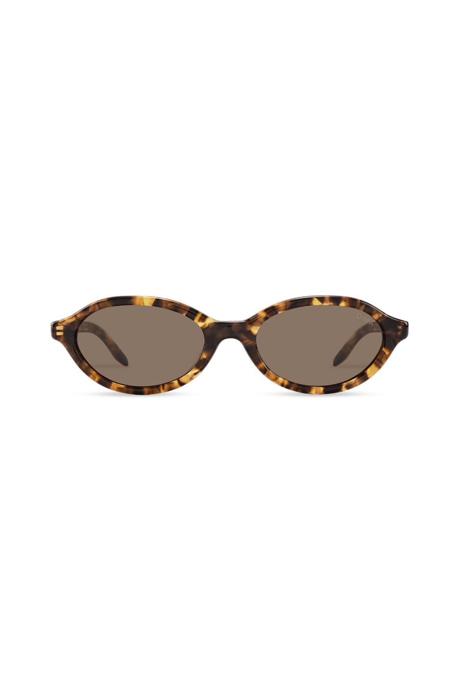 Tess - Dark Amber Tortoise + Brown Lens / Standard Lens
