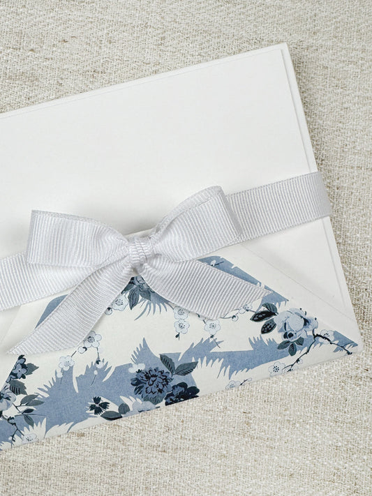 'Dora Chintz Note Set by Nathan Turner - Blue
