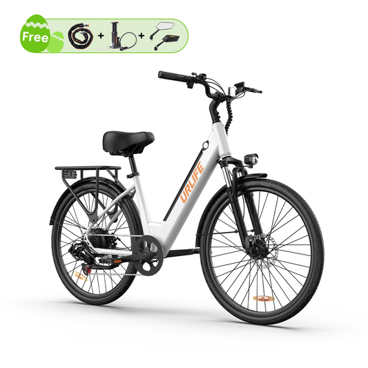 URLIFE 26-Inch Urban Commuting Electric Bike with E26 Motor