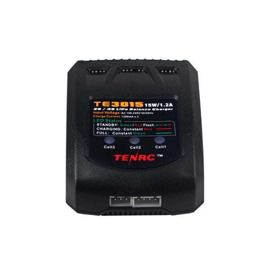 TENRC TE3015 15W 1.2A Battery Balance Charger for 2-3S Lipo Battery - US Plug