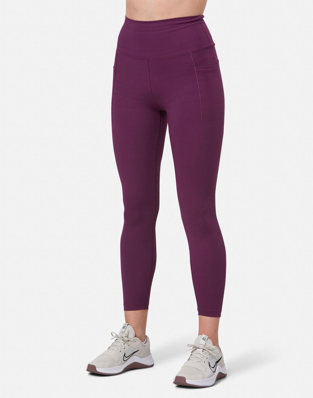 Aurora 7/8 Pocket Legging in Sangria - XXS/6 / Sangria