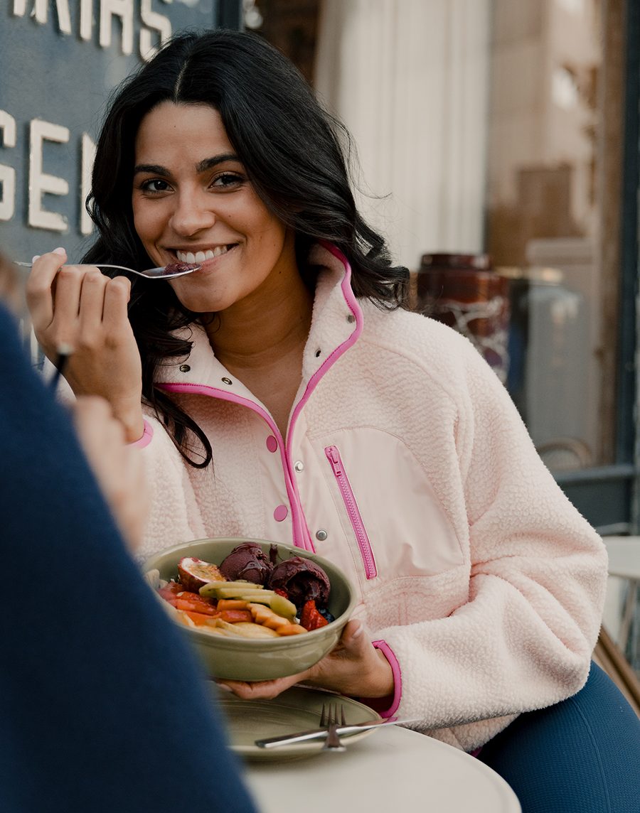 Horizon Layer Up Jacket in Powder Pink - XS/6-8 / Powder Pink