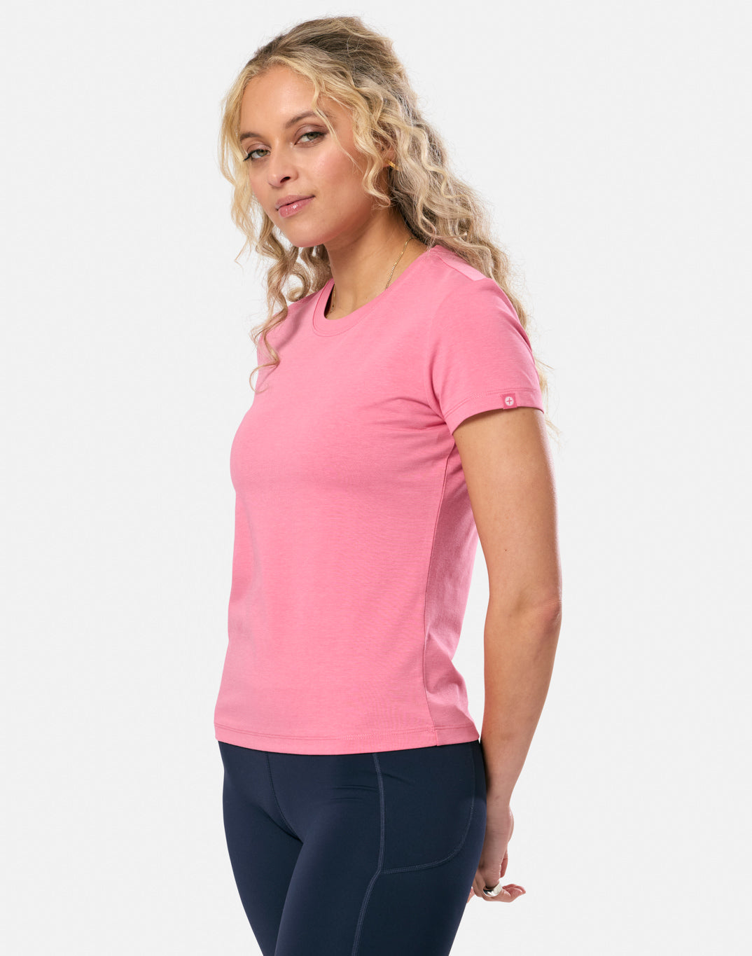 Serona Everyday Tee in Blush - XXS/6 / Blush Red