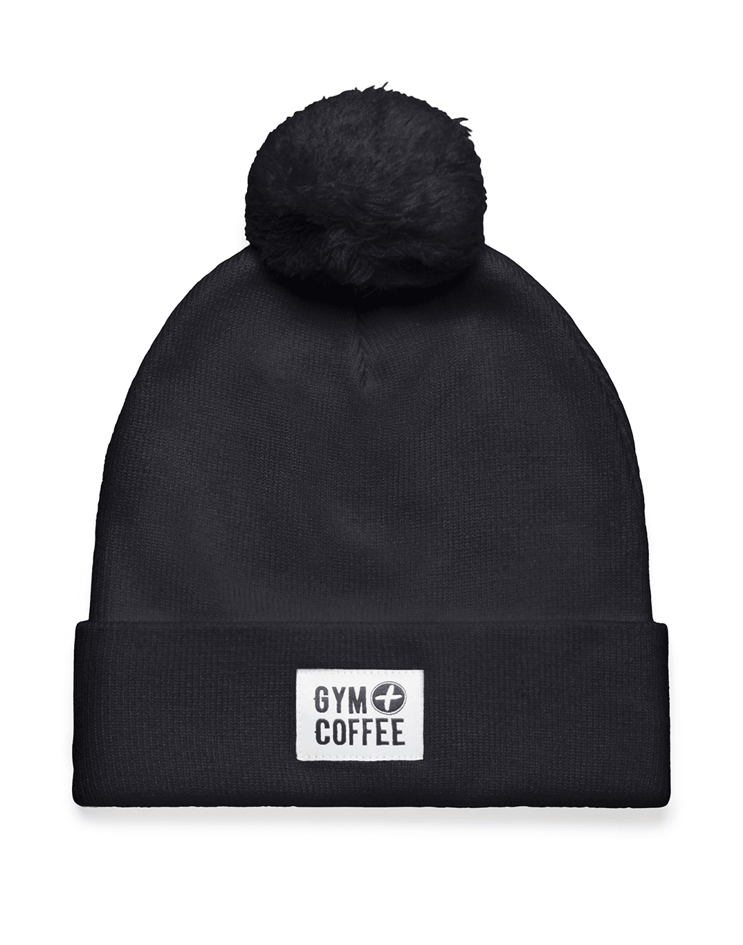 Knit Bobble Beanie in Black - One Size / Black