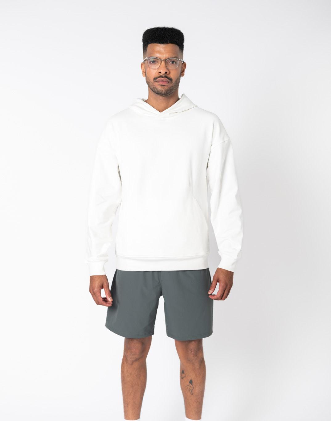 Dart Hoodie in Ivory White - Small / Ivory White