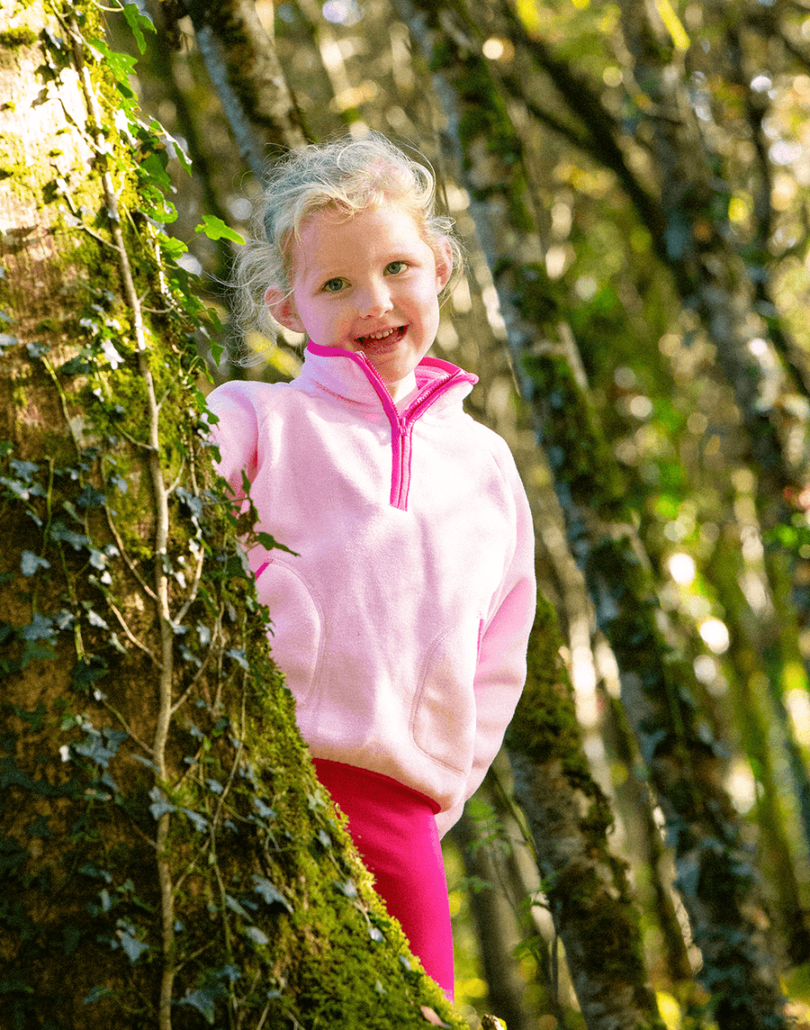 Kids Polar Fleece in Baby Pink - 6-7 Years / Baby Pink