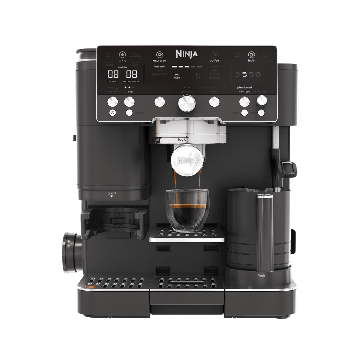 Ninja Luxe Café Premier Espresso Machine in Black | ES601UKBK | by SharkNinja
