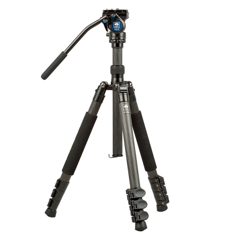 SIRUI ET-2204 Easy Traveler - Carbon Dreibeinstativ mit Videokopf VA-5